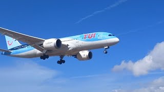 TUI Boeing 7878 Landing at Lanzarote  190924 [upl. by Ykcin]