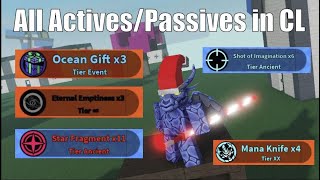 All Passives and Actives In Critical legends [upl. by Torrell730]