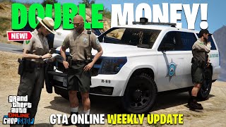 2024 UPDATE  DOUBLE MONEY amp DISCOUNTS SNOW IS GONE NEW EVENT CAR GTA Online Weekly Update [upl. by Jb]