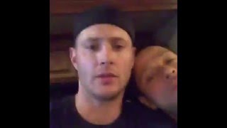 Jensen Ackles fb livestream during 11x17 quotRead Meatquot [upl. by Mccartan]