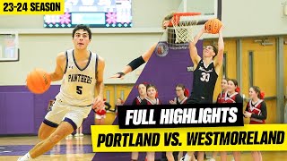 Portland vs Westmoreland High School  FULL GAME HIGHLIGHTS 12162023 [upl. by Neerod]