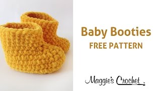 Parfait Baby Booties Free Crochet Pattern  Right Handed [upl. by Josie]