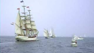 Tall Ships 2009 Charleston EUROPA TECIA and CAPTAIN MIRANDA 2009jun29 [upl. by Spring]