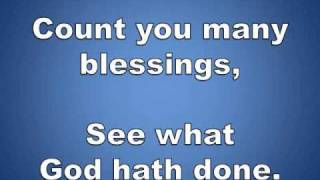 Count your blessings w lyrics [upl. by Plossl]