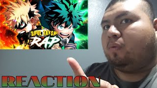 React to Deku amp Bakugo Rap by Soul Tayshi ft Mix Williams [upl. by Nhepets]