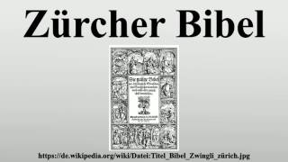 Zürcher Bibel [upl. by Philender]