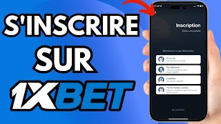 Comment Inscrire Sur 1xbet FACILE [upl. by Jowett]