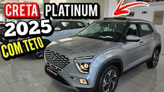 CRETA PLATINUM SAFETY 2025 PREÇO E AVALIAÇÃO [upl. by Herwick]