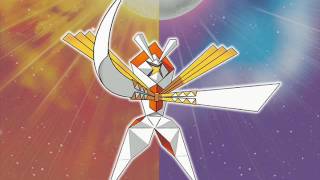 Pokemon Sun and Moon Battle vs UB04 BladeKartana Fanmade [upl. by Fink561]