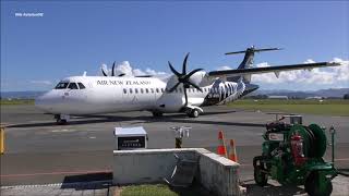 Air New Zealand ATR 72600 landing Gisborne Airport [upl. by Arimas]