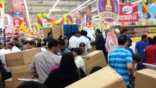 AMERCAIN TOURISTER KUWAIT ONE DAY PROMOTION AT GEANT HYPERMARKET 360MALL1 [upl. by Anayia301]