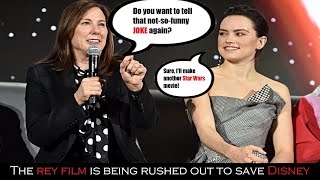 Kathleen Kennedy is DESPERATE for a win with RUSHED Star Wars Rey film [upl. by Ycram]