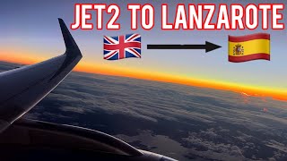 Onboard Jet2’s A321NEO  Manchester to Lanzarote [upl. by Bunni]