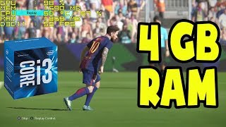 PES 2018 on 4GB RAM  Core i3  Gameplay Test [upl. by Esinaej]