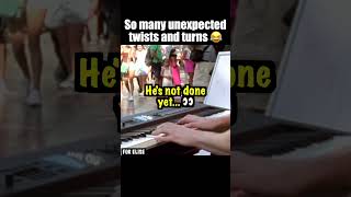 Worker STUNS girl on piano 🤯 [upl. by Gloriana]