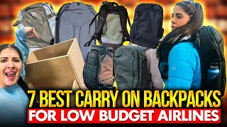 7 Best Carry On Backpacks Airline Tested EASYJET SPIRIT JETBLUE RYANAIR  MORE [upl. by Egnalos611]