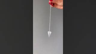 Clear Quartz Pendulum Spiritual Divination Crystal [upl. by Pia799]