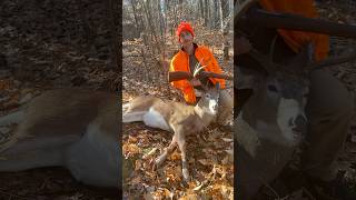 200 lb 9 Point Whitetail Tail Buck  Ontario Bucks Only Hunt Camp [upl. by Elletnahs]