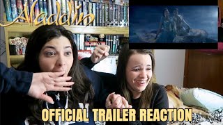 ALADDIN OFFICIAL TRAILER REACTION [upl. by Minni]