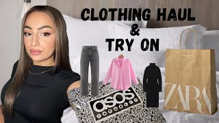 ASOS amp ZARA CLOTHING HAUL [upl. by Yulma]