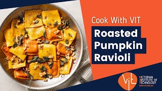 How to Cook Roasted Pumpkin Ravioli  Cook With VIT [upl. by Hildie]