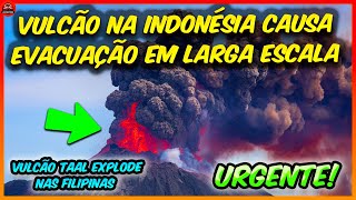 EVACUAÇÃO EM MASSA na Indonésia VULCÃO IBU que pode criar a maior erupção da história [upl. by Llebasi926]