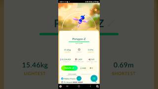 ✨ Shiny Porygon Family Porygon2 PorygonZ Pokemon Go pokemon pokemongo pokémongo [upl. by Odanref]