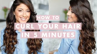 How to Curl Your Hair in 5 Minutes [upl. by Mccarty]