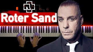 Rammstein  Roter Sand  Piano cover [upl. by Nylknarf18]