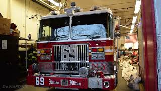 FIRST LOOK AT BRAND NEW FDNY ENGINE 69 WALK AROUND  TEST DRIVE WITH SOME FEDERAL SIGNAL Q2B [upl. by Aible30]