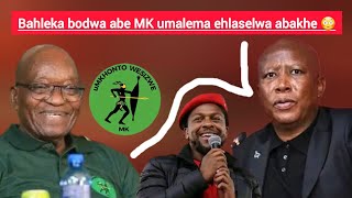 Bahleka bodwa Abe MK uMalema ehlaselwa abantu bakhe 😳Zizwele [upl. by Truda]