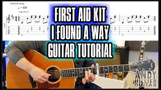 How to play First Aid Kit  I Found A Way Guitar Tutorial Lesson [upl. by Garv]