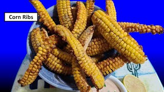 Corn Ribs in Air Fryer Corn riblets [upl. by Lertnom]