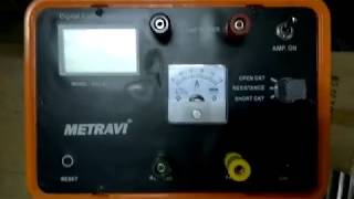 Metravi CFL02 How to locate open circuit [upl. by Johm]