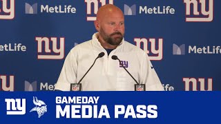 Giants vs Vikings Postgame Interviews Brian Daboll Daniel Jones Malik Nabers Dexter Lawrence [upl. by Enortna]