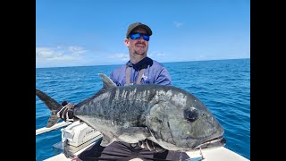 Non stop GT at the Great Barrier Reef with Daiwa Saltiga Zenaq Carpenter [upl. by Ynner]