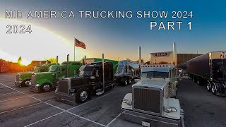 2024 Mid America Trucking Show Part 1 [upl. by Jard]