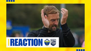 Warrington Town 12 Radcliffe Mark Beesley reaction [upl. by Lucinda]