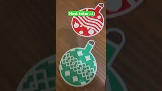 Next 3dprinting tinkercad tutorial christmas ornaments diycrafts [upl. by Renata]