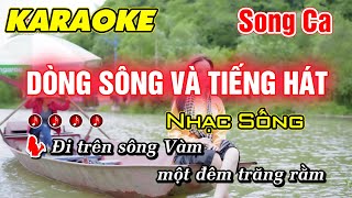 Karaoke Dòng Sông Và Tiếng Hát Song Ca Nhạc Sống Cha Cha Cha HAY DỄ HÁT  Minh Đức Karaoke [upl. by Mercer]