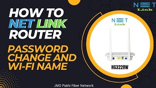 How to NET Link Router Password Change And WiFi name railwire jmdpakhi netlink trending [upl. by Filler669]