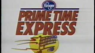 1997 Kroger Grocery Store quotPrime Time Expressquot TV Commercial [upl. by Nelra663]