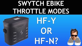 Swytch Ebike Conversion Throttle modes explained [upl. by Ahtreb599]