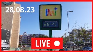 🔴🌡️LIVE Gran Canaria Playa del Ingles 280823 Weather Today Wetter Heute [upl. by Lajib]