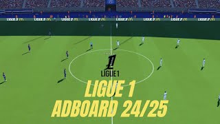 PES 2017 NEW LIGUE 1 2425 ADBOARD [upl. by Neumann387]