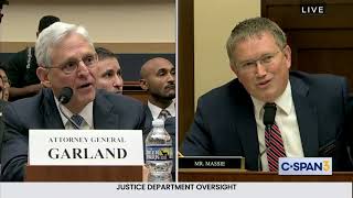 Thomas Massie rips Merrick Garland over Jan 6 informants ‘You may have just perjured yourself’ [upl. by Ethelind558]