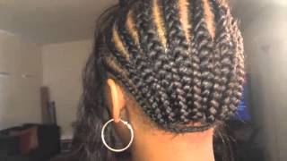 Braid Pattern for a Silk Closure Full Sew in [upl. by Ecnerol]