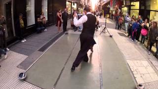 Incredible Tango  Florida amp Lavalle Street Dancers in Buenos Aires [upl. by Strenta]