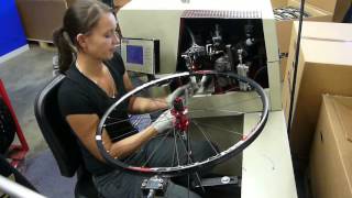 Bicycle wheel Lacing time sample [upl. by White]