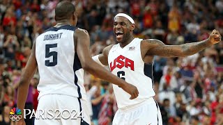 LeBron James US stars hope to grow Olympic legacy in Paris  NBC Sports [upl. by Etnaud]